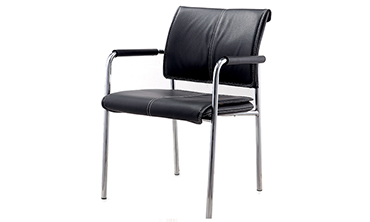 Metal Frame Visitor Chair with PVC Seat & Back